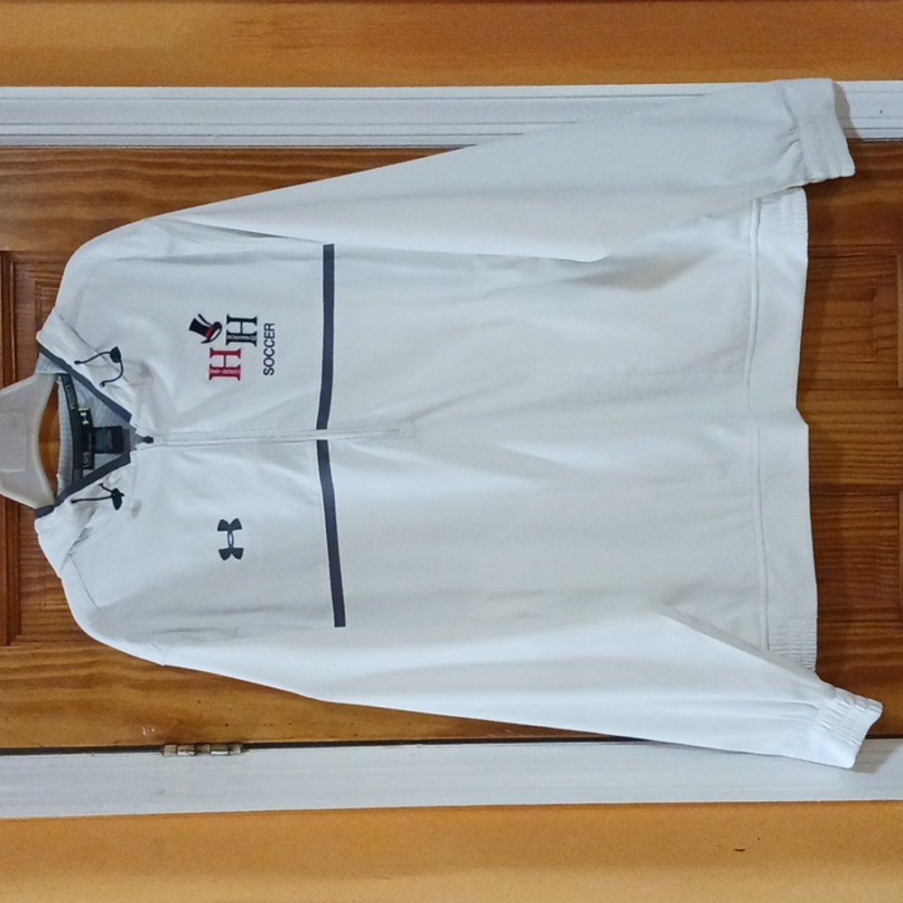 Dixon Dukes Men's St. John's Large Under Armor 1/2 Zip Soccer Jacket Siz… - Picture 3 of 17